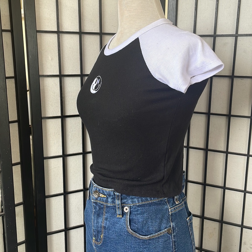 Ying Yang Ribbed Top 💜 - Picture 2 of 6